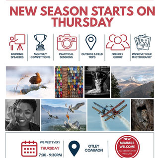 A New Season of Photography Starts This Thursday!