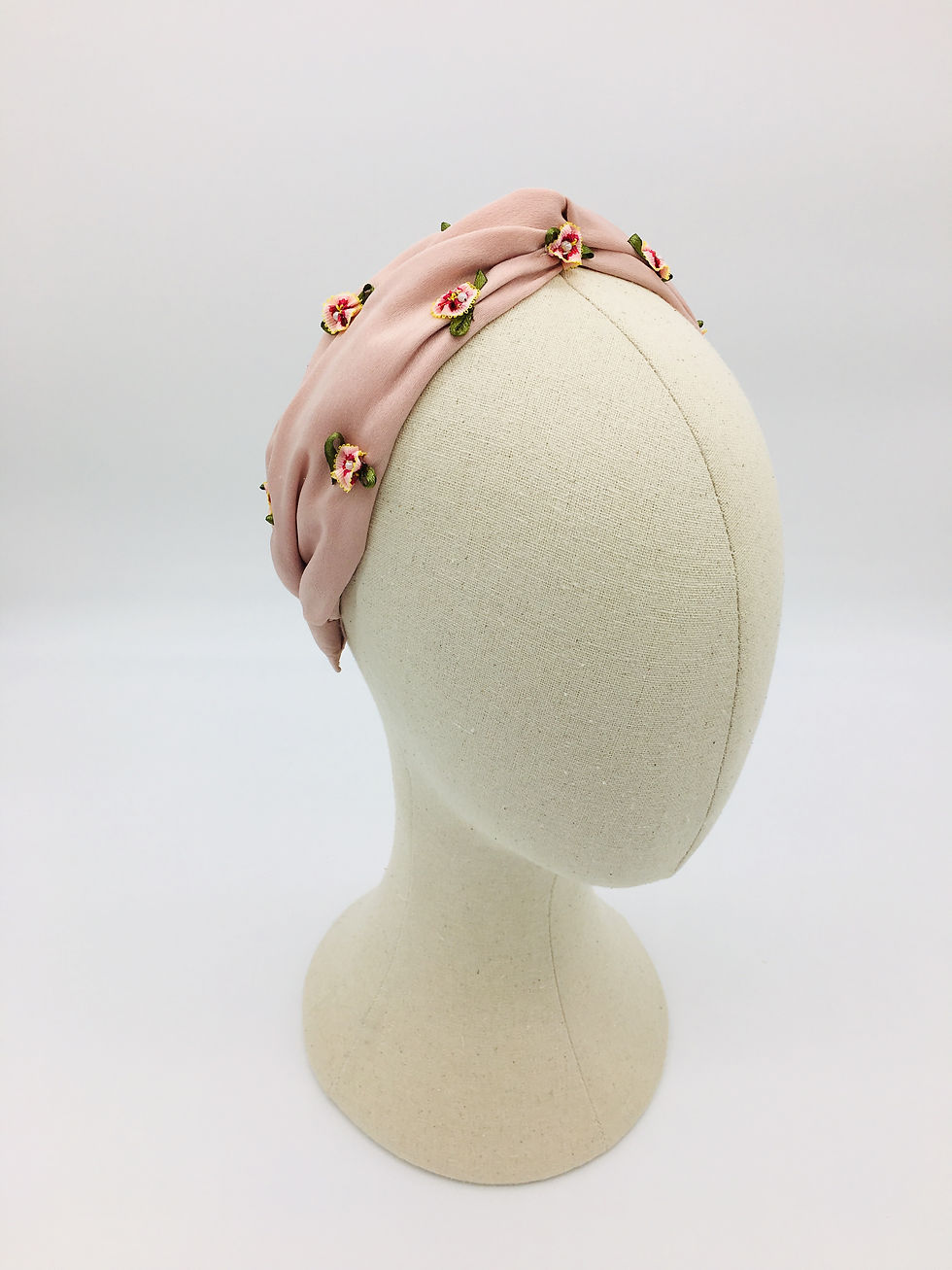 Thumbnail: Blossom Twisted Headband in Pink