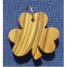 Olivewood Clover Pendant (10qty)