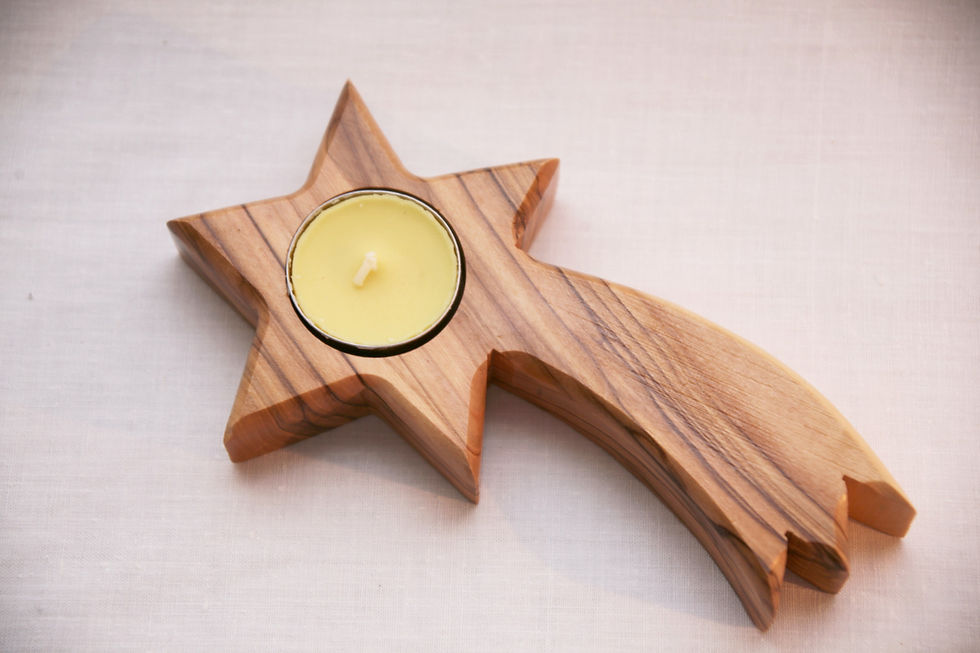 Shooting Star Tea Light Holder