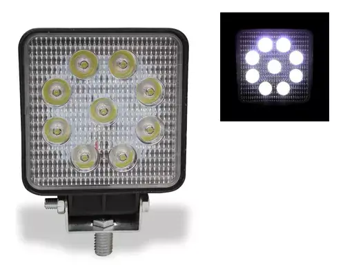 Faro Led Cuadrado Auto Camioneta Auxiliar