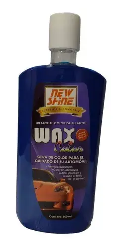 Cera Auto Protectora/limpiadora Wax Azul Claro