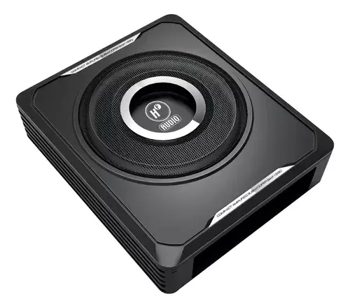 Subwoofer Amplificado 8 Pulgadas 300w Max Aluminio Hfamp800