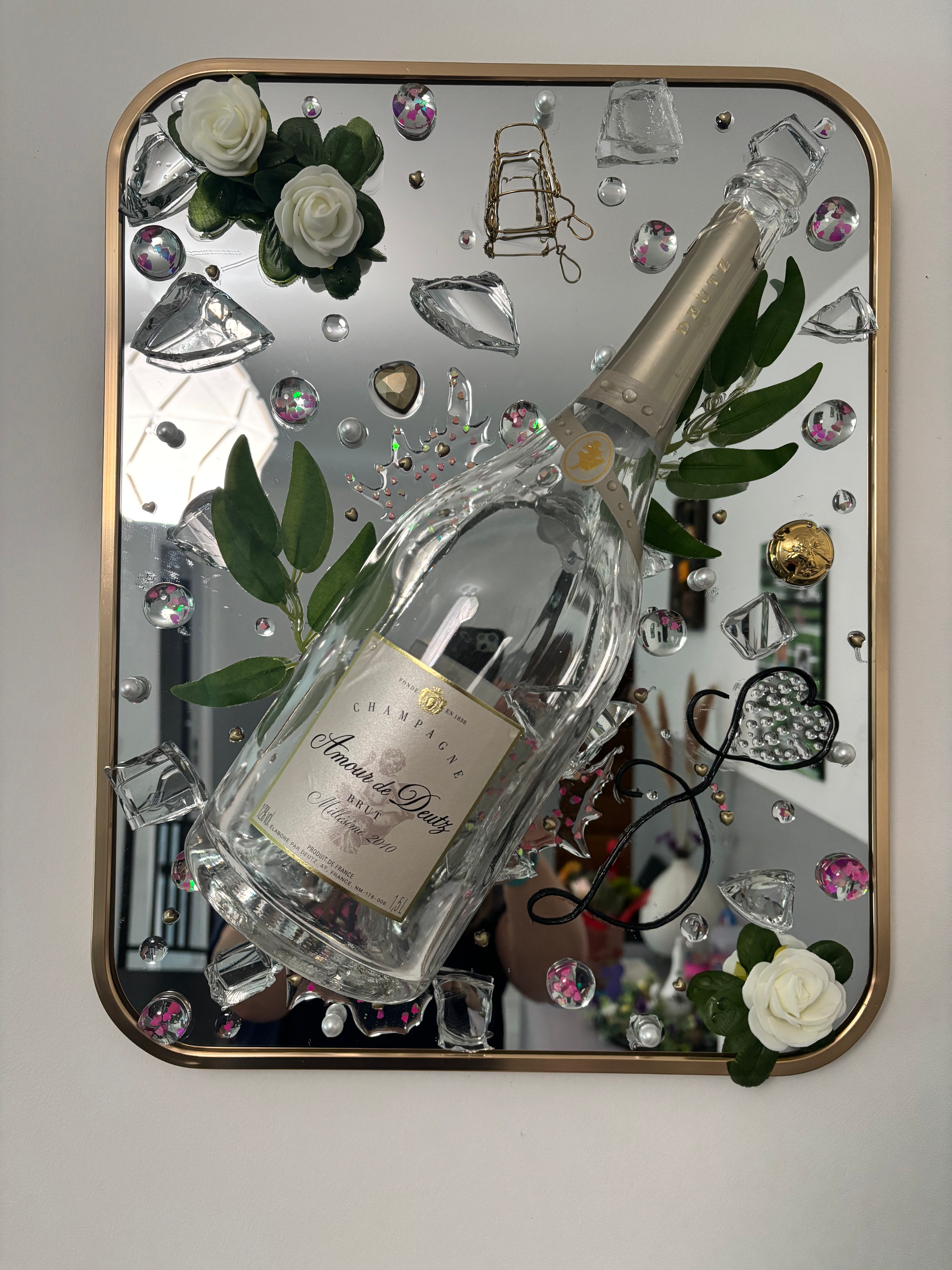 Tableau Bouteilles Epoxy AMOUR DE DEUTZ