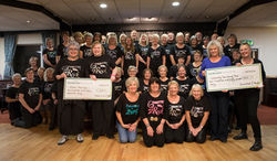 Cheque Presentation to MENCAP and La