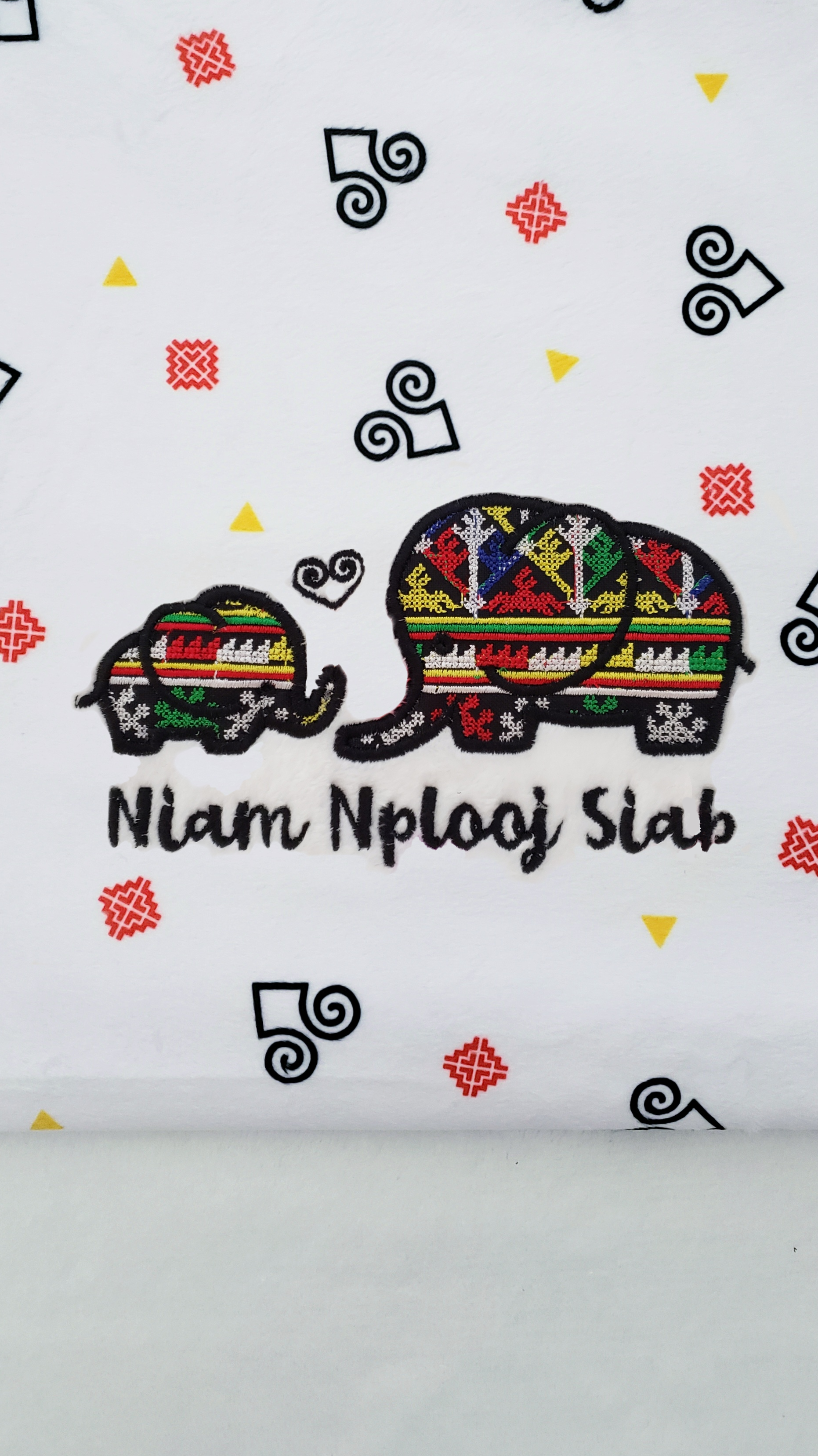 Niam/Txiv Nplooj Siab - HRT Minky w/Minky Dots Blanket