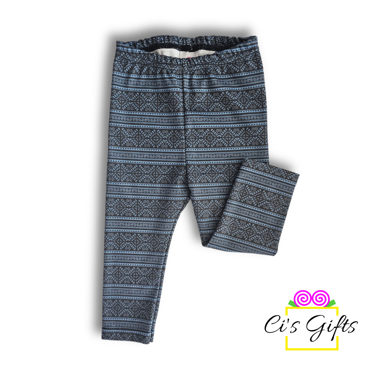Keng Charcoal Blue Toddler Leggings/Slim Pants