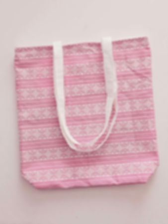 Fuschia Keng Tote w/Gusset and Pocket