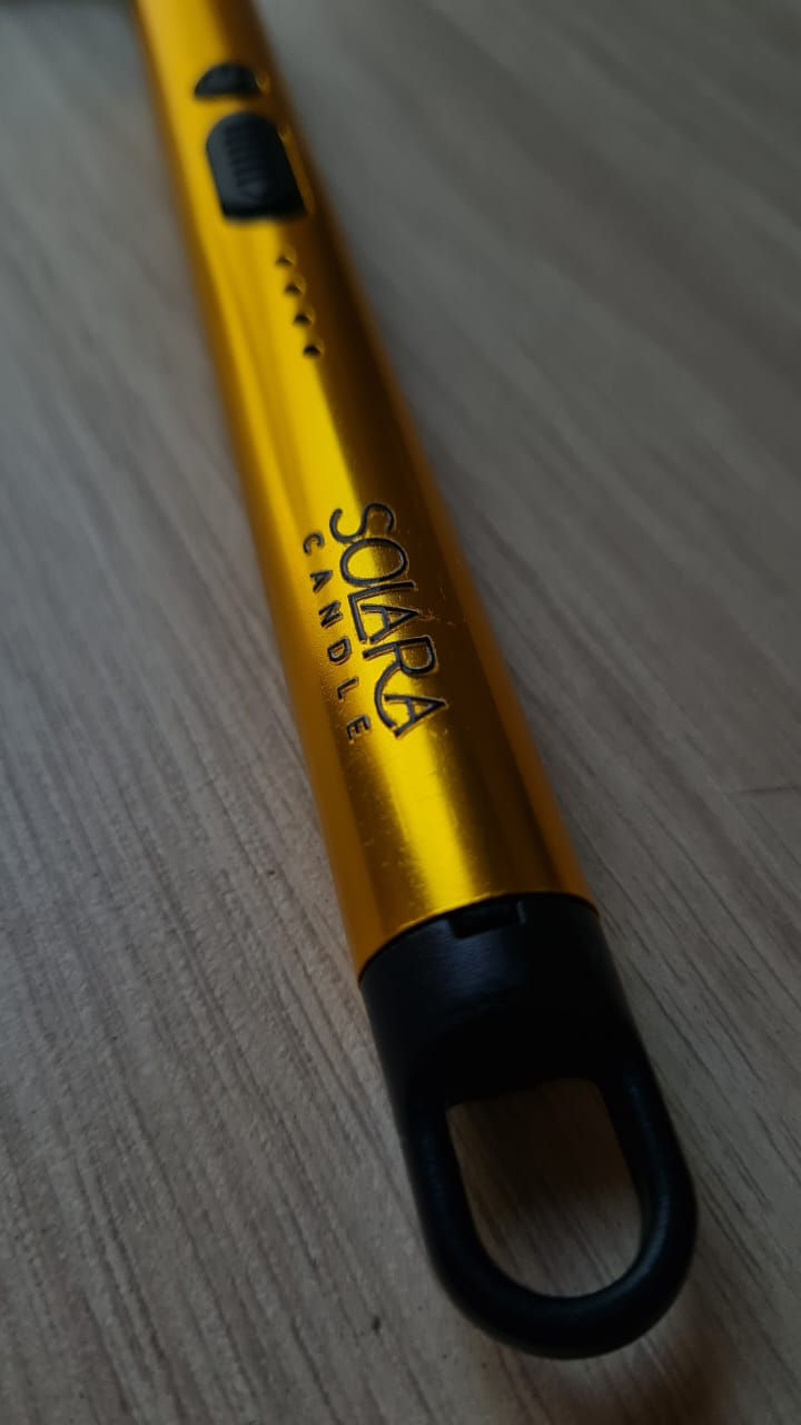 Miniatura: Acendedor Dourado Solara