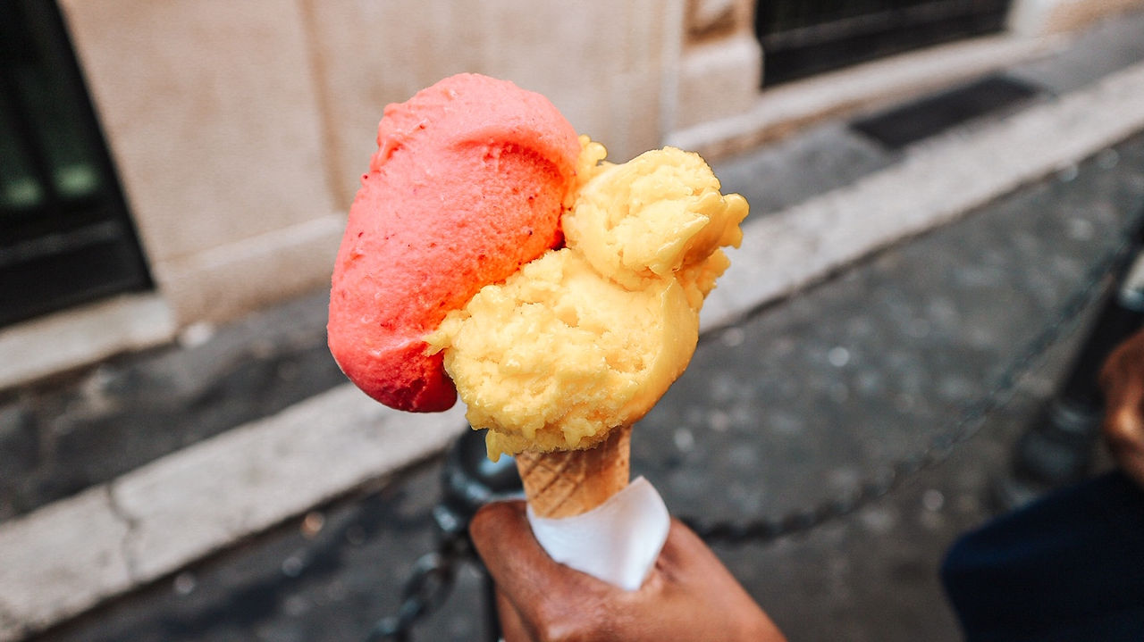 And That's Just Ashley Rome Italy Gelato Giolittli