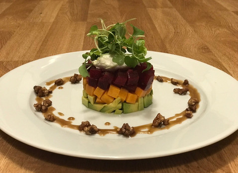 Sweet Potato Beet Tartar