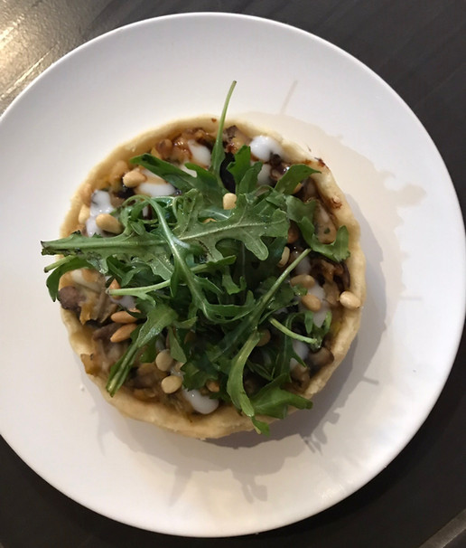 Wild Mushroom Tart - Vegan