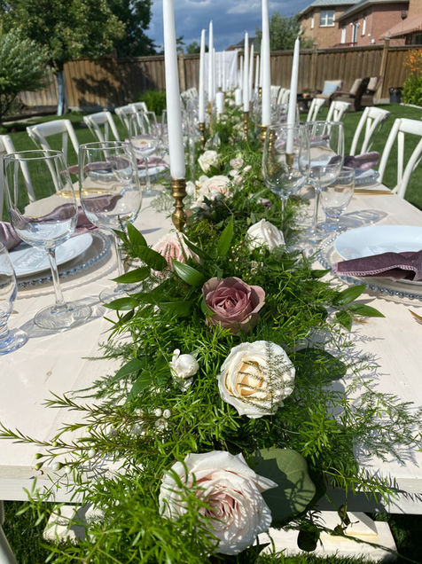 Table Setting - Outside