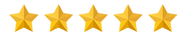 5 stars transparent