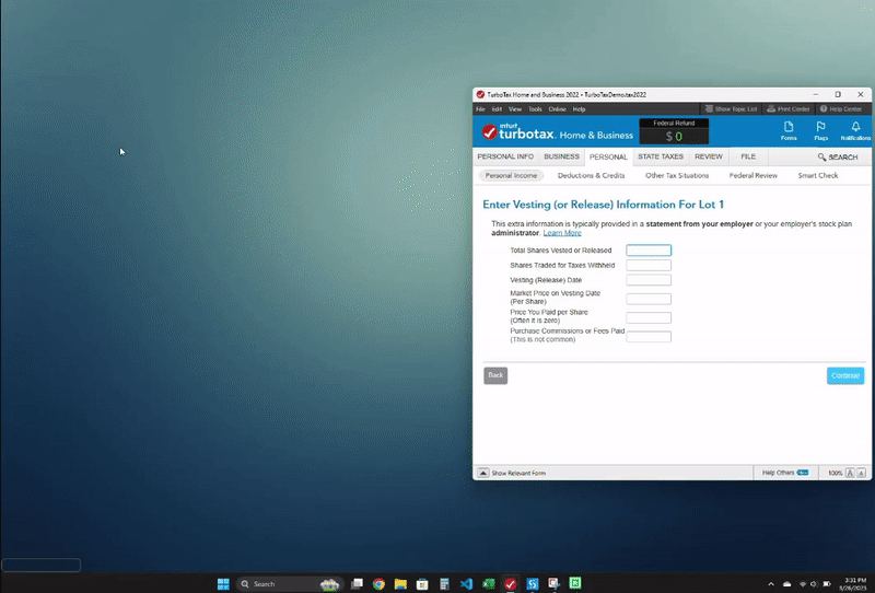 Turbo Tax RPA Demo