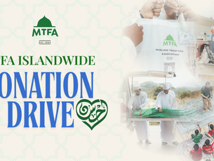Unity Through Charity: MTFA’s Islandwide Donation Drive