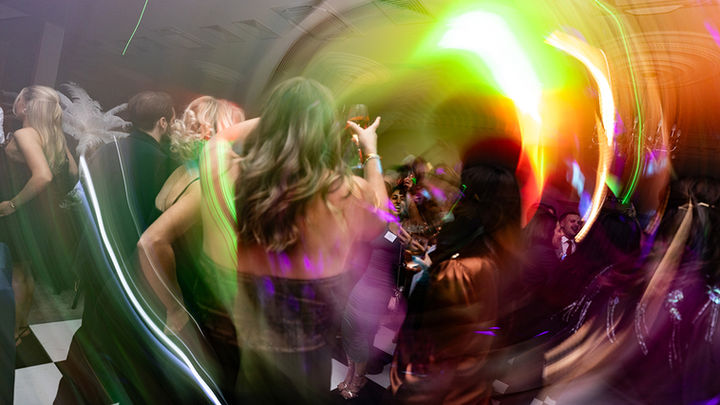 New Year's party for corporate client 