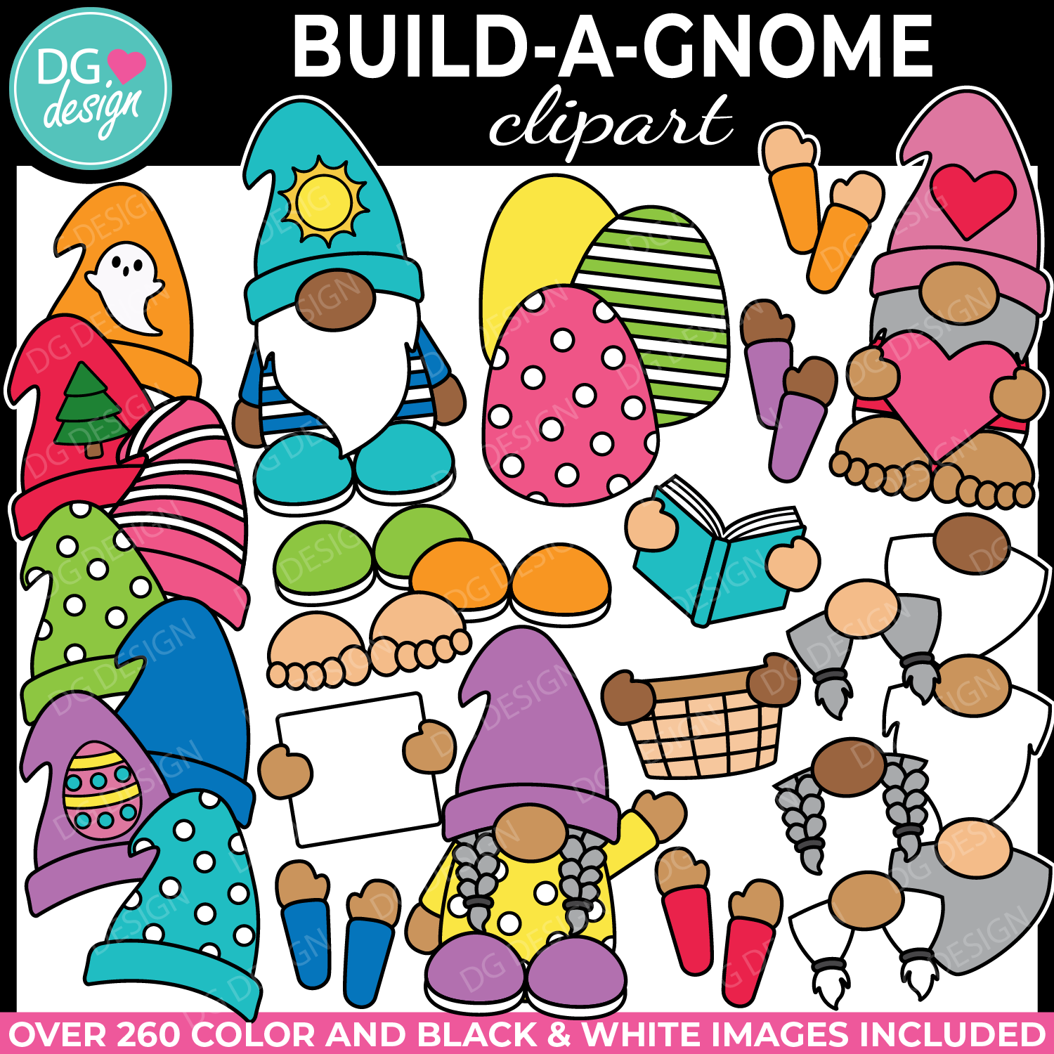 BUILD A GNOME CLIPART