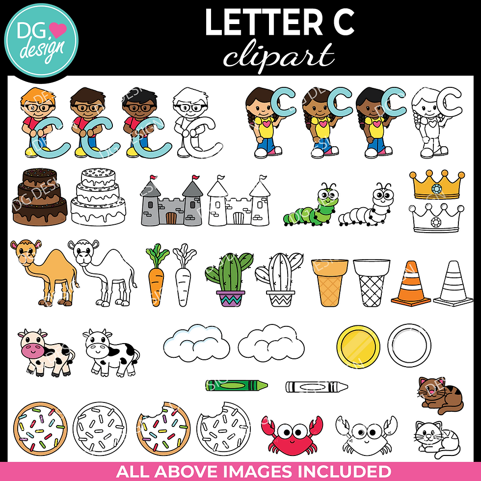 Thumbnail: LETTER C ALPHABET CLIPART