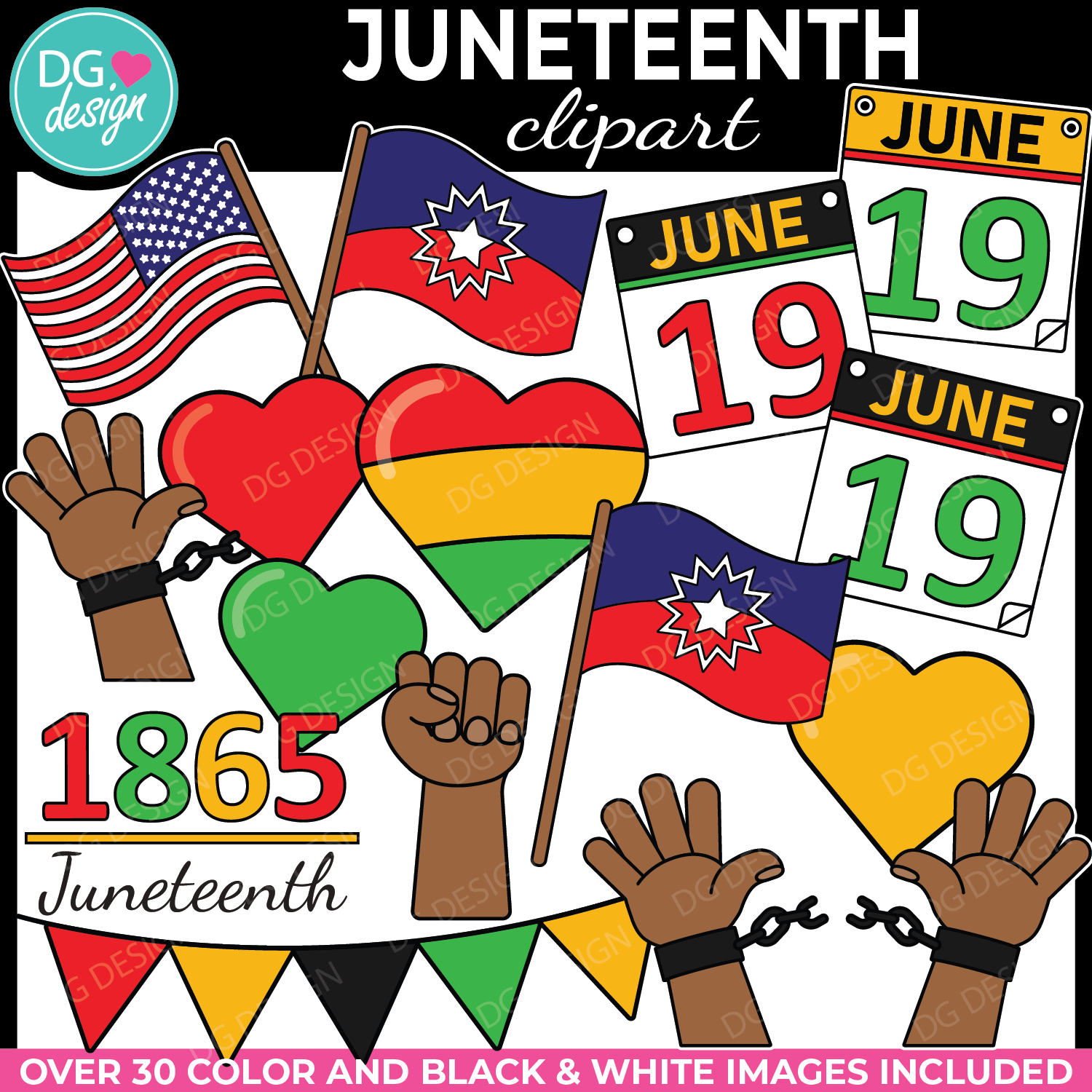 JUNETEENTH CLIPART