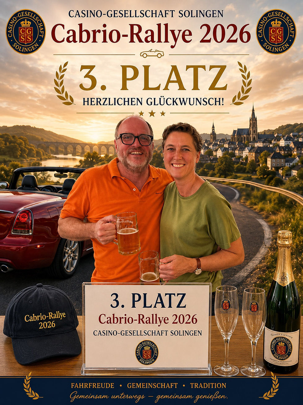 Dritter Platz Cabrio-Tour