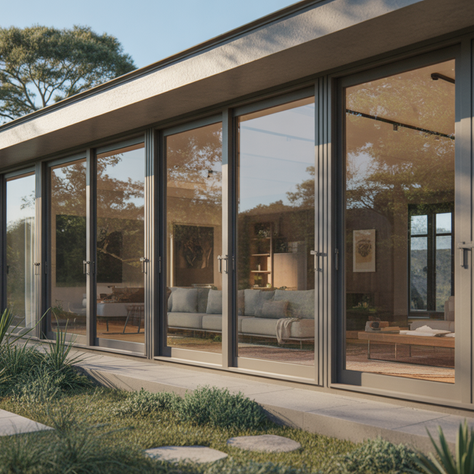 Esquadrias de alumínio para casas térreas no Lago Sul