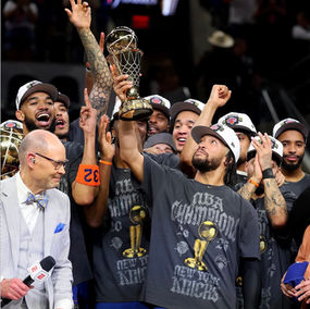 THE NEW YORK KNICKS ARE NBA CHAMPIONS!