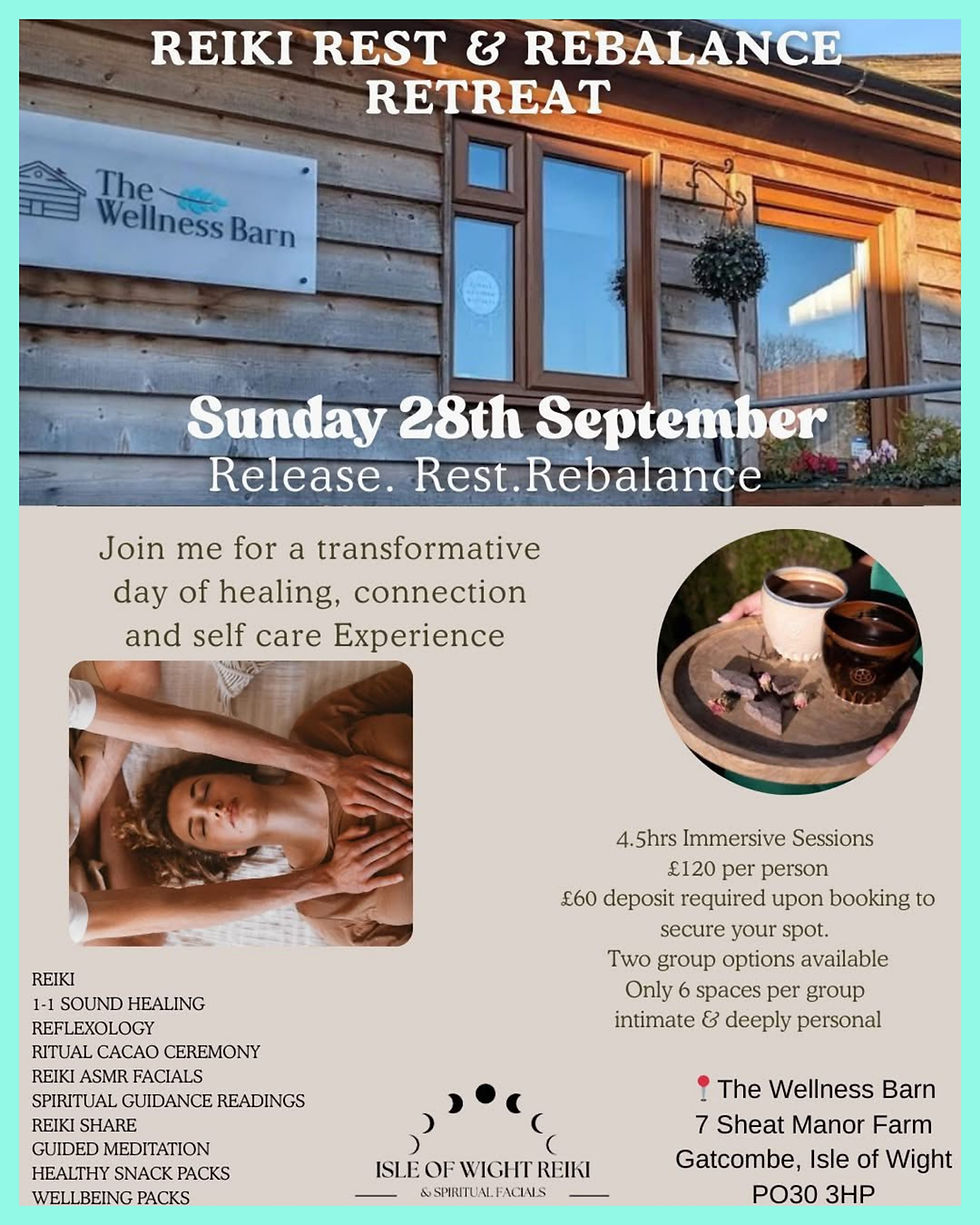 Reiki Rest & Rebalance Retreat - Isle of Wight Reiki