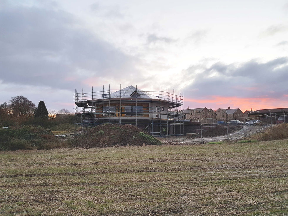 Bespoke house under construction