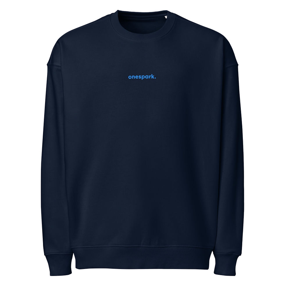 Thumbnail: Organic oversized sweatshirt AQUA