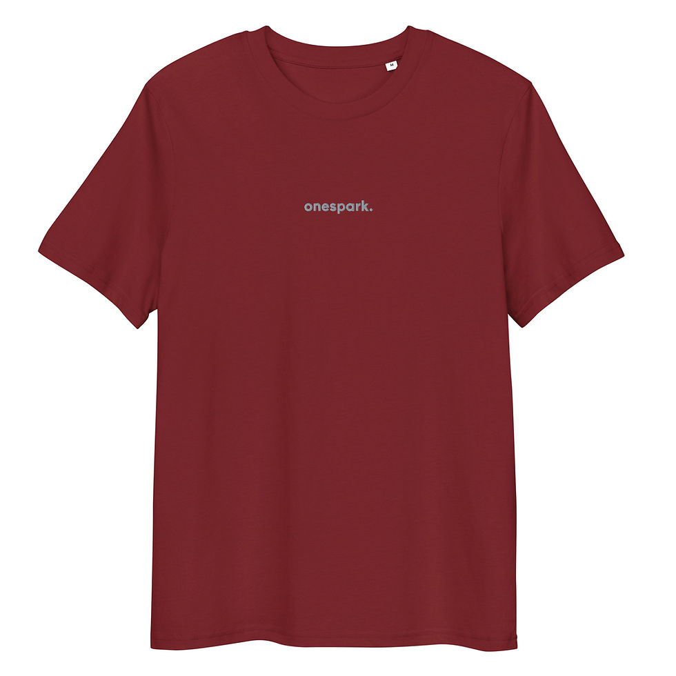Thumbnail: Organic ribbed neck t-shirt SILVER