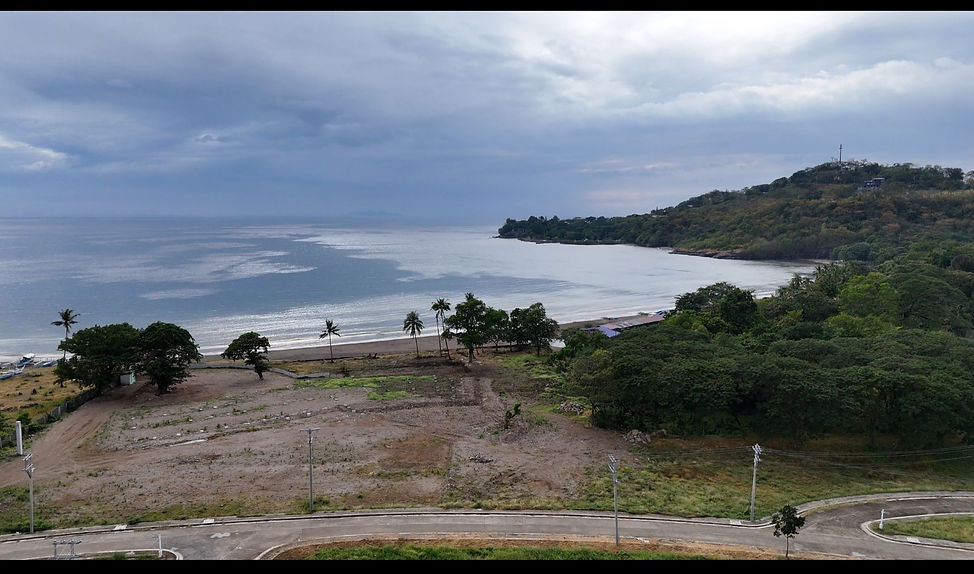 nasacosta beach area aerial view
