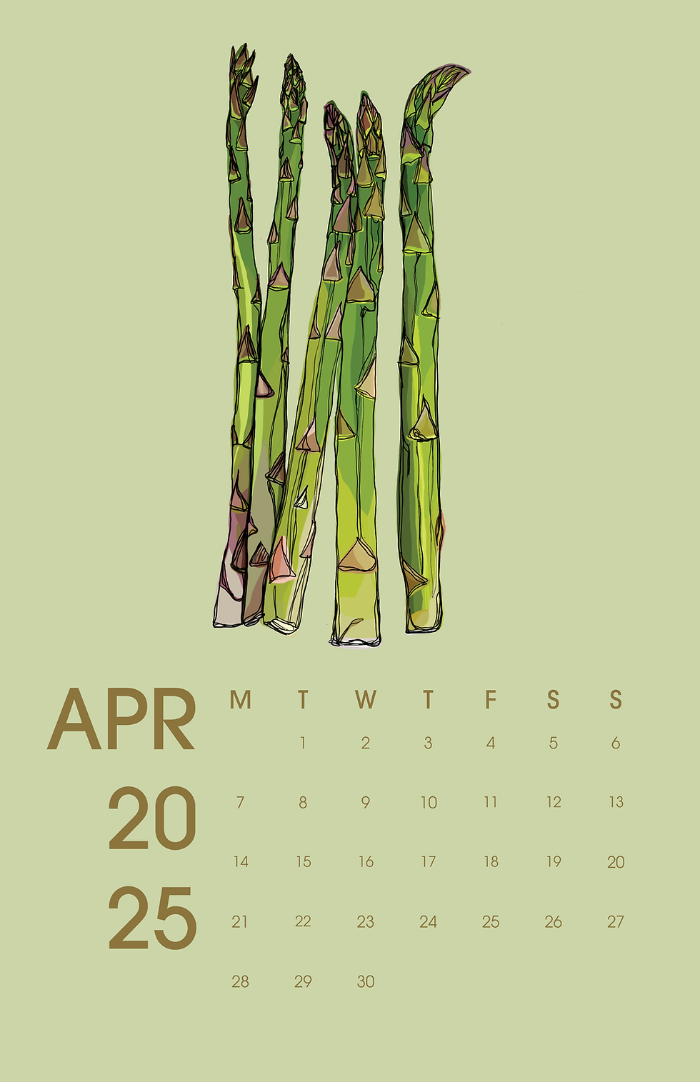 Thumbnail: 2025 Vegetable Calendar