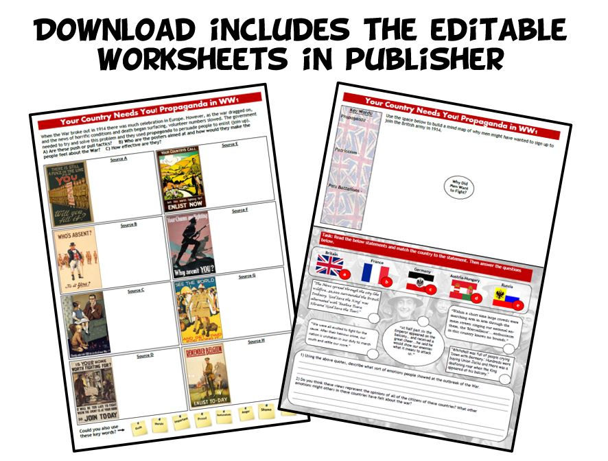 Thumbnail: WW1 L6 - How Was Propaganda Used in WW1?