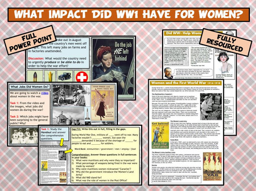 Women's Suffrage L5 - Did WW1 Help Women's Rights? | My Site