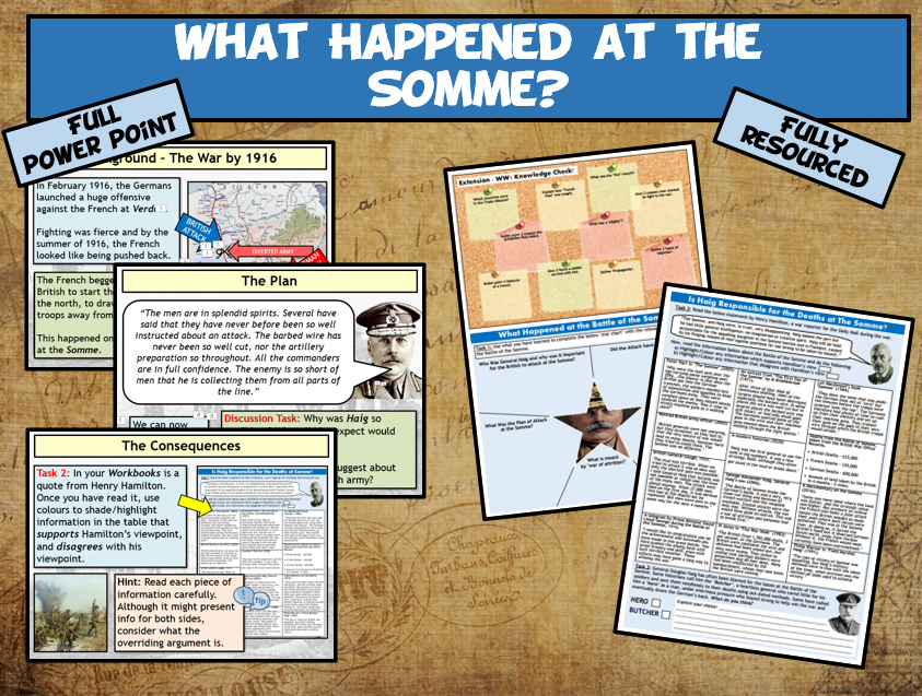 WW1 L11 - What Happened at the Somme?