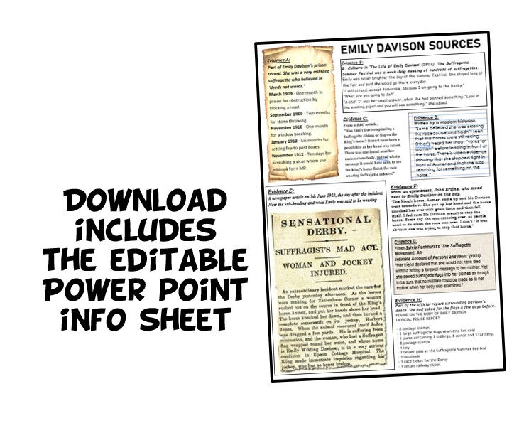 Thumbnail: Women's Suffrage L8 - Did Emily Davison Intend to Die?