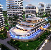 Kuzey Kıbrıs İskele Long Beach bölgesindeki Ocean Life konut projesi