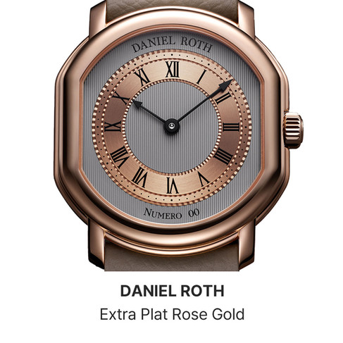 Time Only Watch : Daniel Roth, Extra Plat Rose Gold