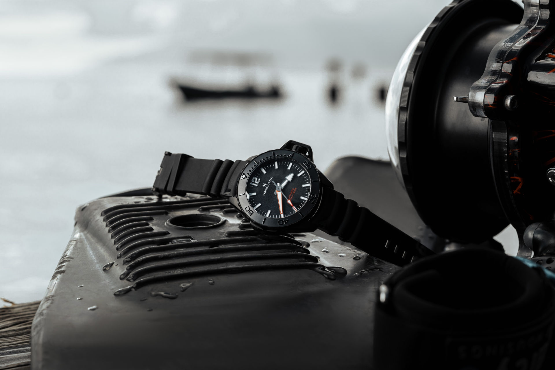 해밀턴 카키 네이비 프로그맨 오토매틱 46mm