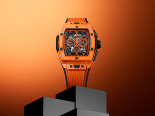 위블로 스피릿 오브 빅뱅 오렌지 세라믹과 프로스티드 카본