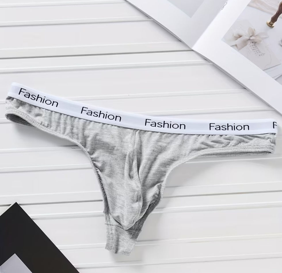 Thumbnail: Basic grey fashion gstring 