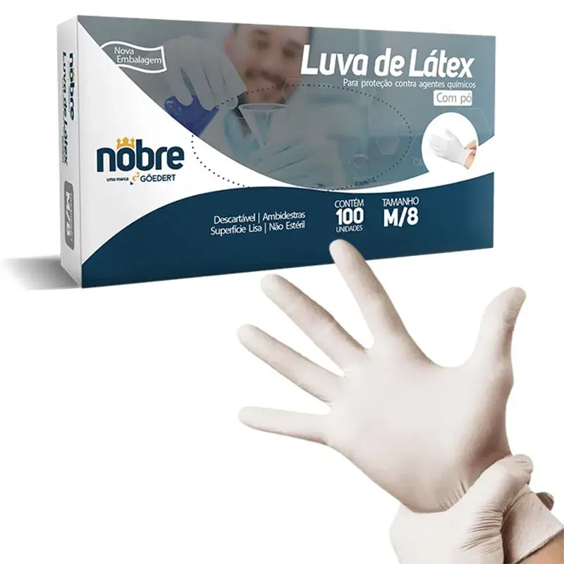Luva Látex Com Pó Cx/c100