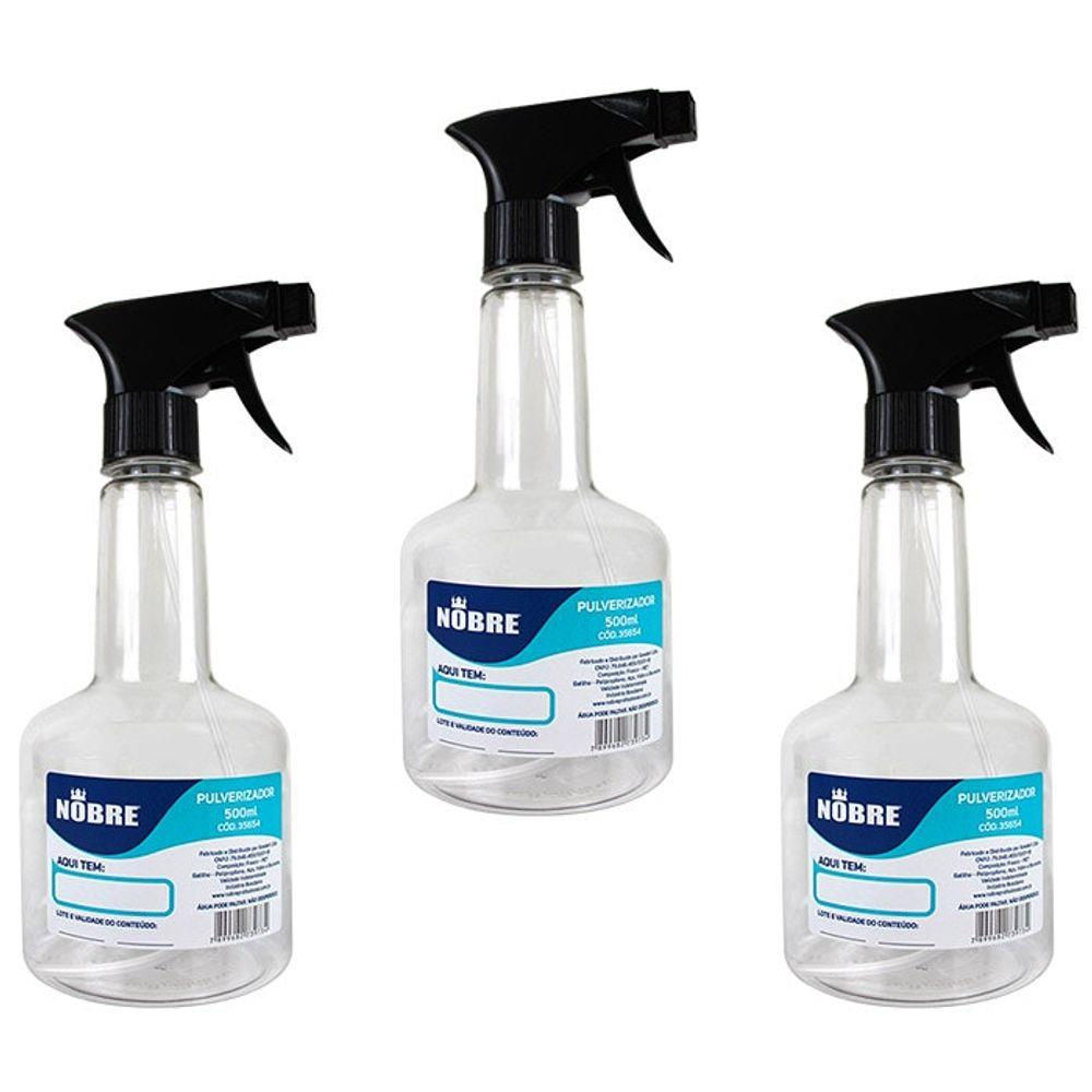 PULVERIZADOR  GATILHO -TRANSPARENTE  500ML