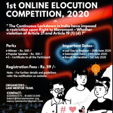 LAWMENTOR'S 1ST ONLINE ELOCUTION COMPETITION, 2020: SUBMIT BY 24th JUNE, 2020