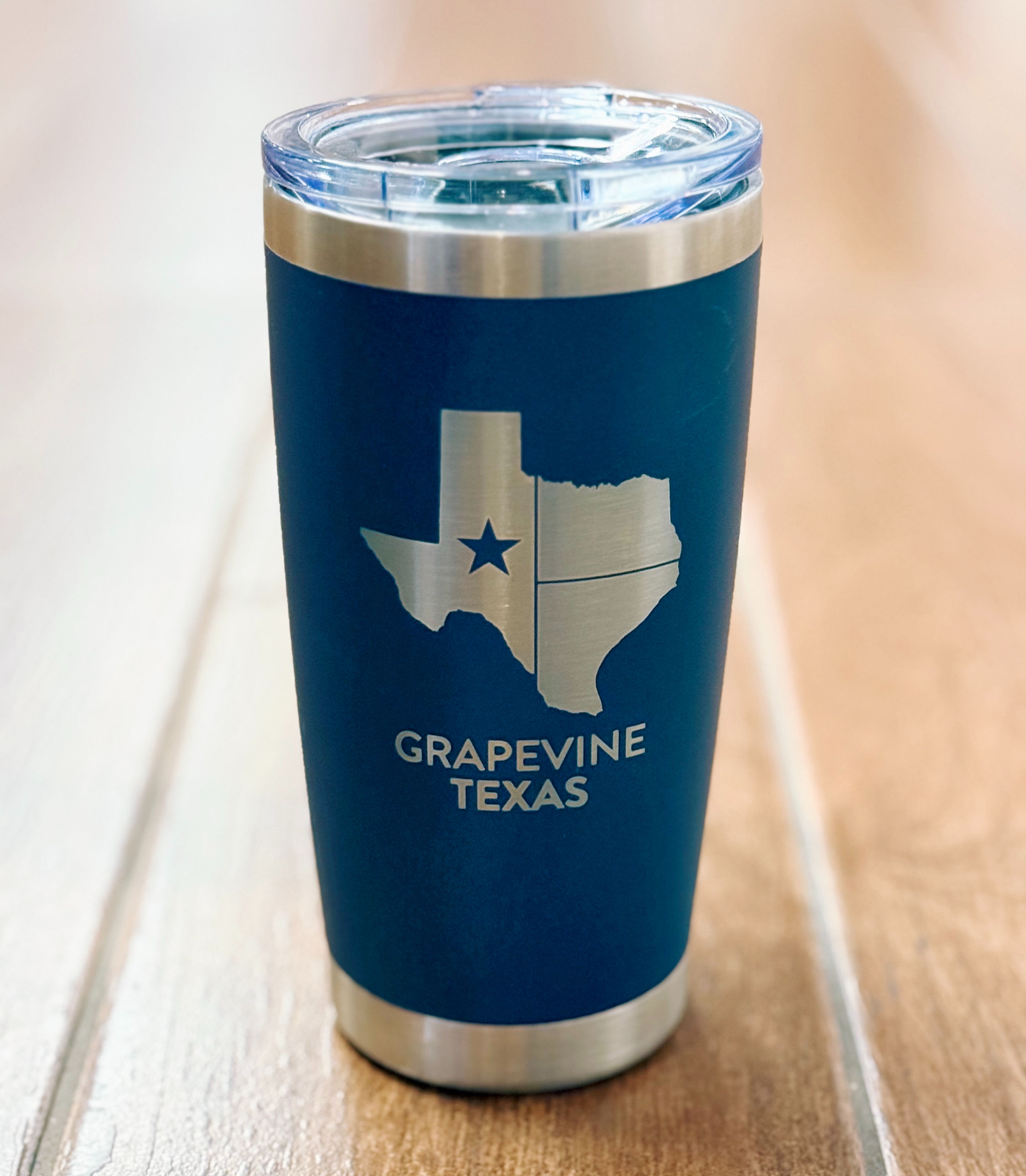Navy Grapevine Tumbler