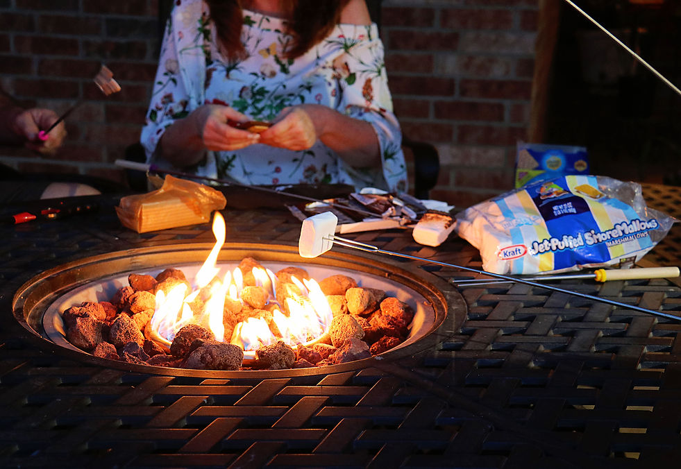 marshmellow, s'mores, fire pit