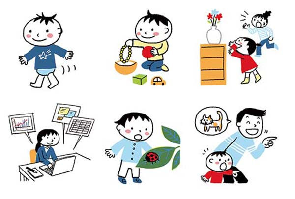 DM冊子イラスト/ベネッセコーポレーション