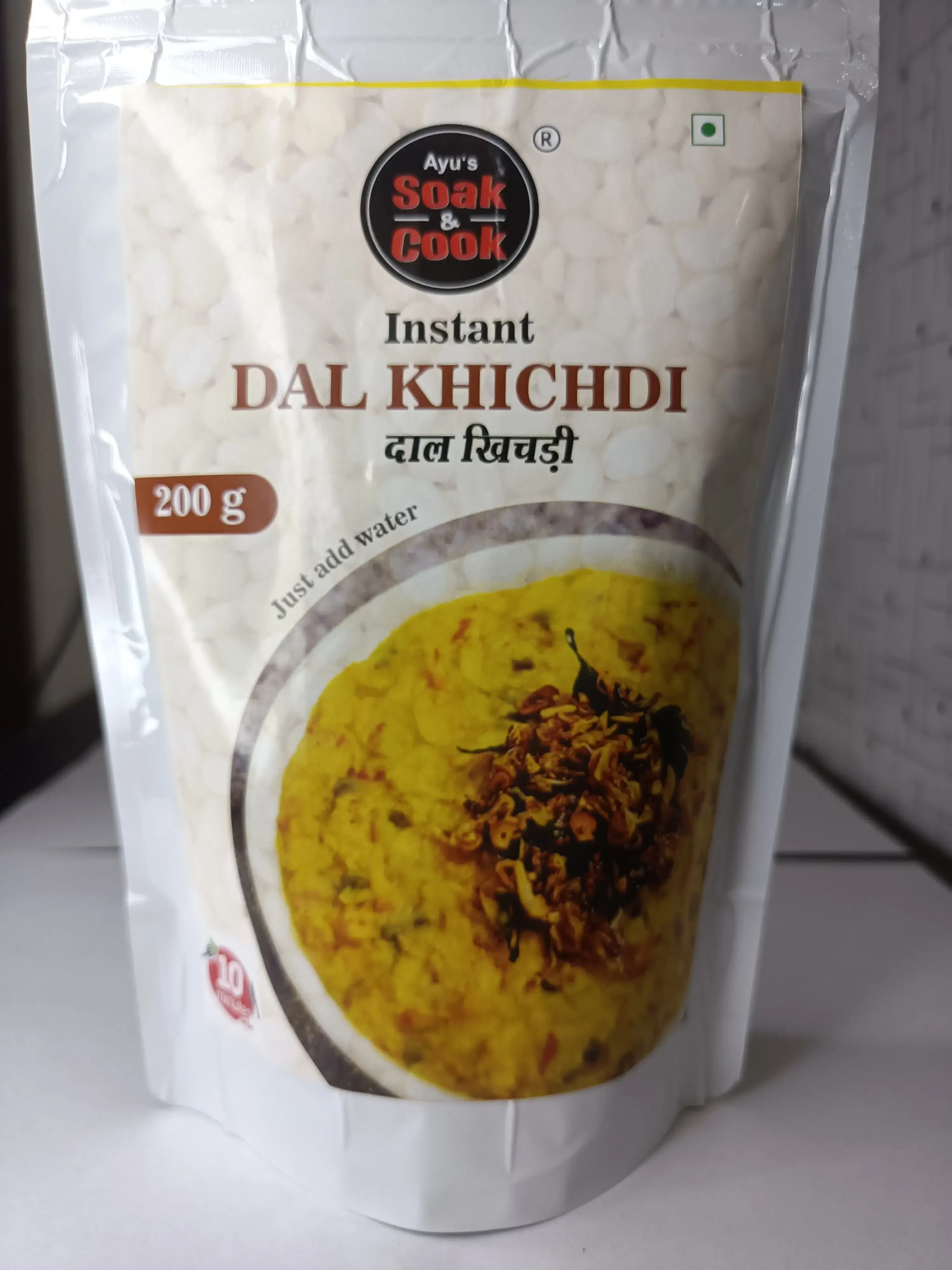 Ayu's Soak & Cook Instant Punjabi Dal Khichdi Premix for 5 Person=200g