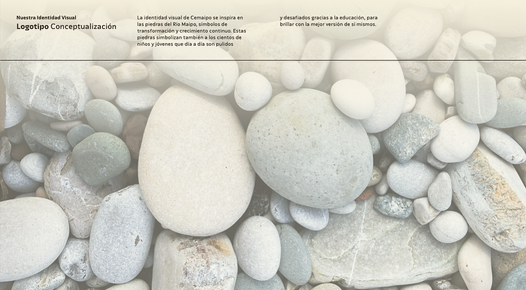 Piedras que inspiran el logo de Cemaipo